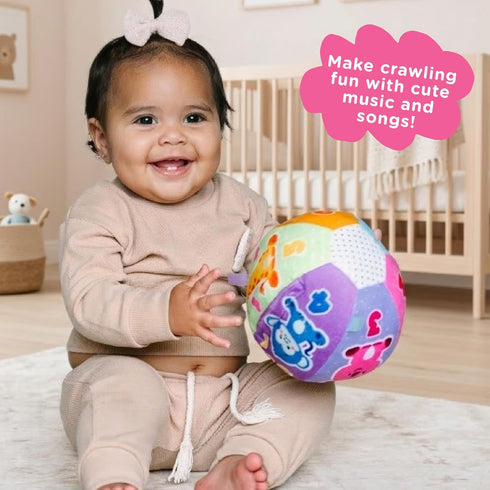 Move2Play, 6, 9, 12, 18+ 1, 2+ Hilariously Interactive Baby Ball with Music & Sound Effects | First Birthday Gift |