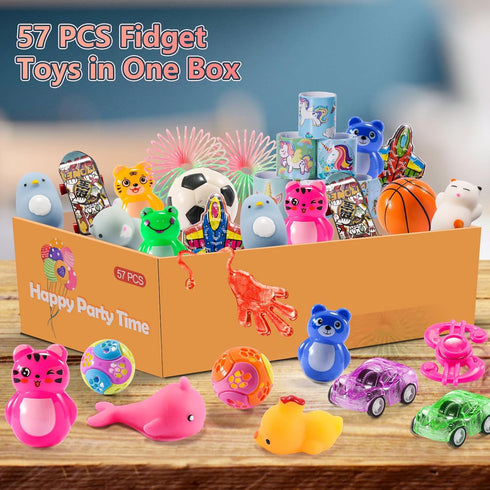Claw Machine Prizes Toys Refill for Kids, Mini Toy Bulk Party Favors for Birthday Goodie Bags, Age 3-10