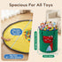 Mergct Toy Storage Bin with Play Mat, Large Collapsible Storage Basket for Building Blocks, Stuffed Animals & Toys