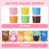 30 Packs 6 JOYIN Valentines Day Cards with Butter Slime, Colors Slime Party Favors, Stress Relief Fidget Toys and Gift