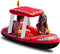 Zone Tech Boat Inflatable Pool Floats Kids, Toddler Harbor Master Patrol Inflatable