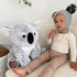 5Pcs 17.7 Inch, 4 Koala Bear Stuffed Animal Mom Koala Plush Toy with Adorable Babies Plushies in Zippered Back