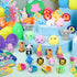 2.2' 60 JOYIN PCS Prefilled Pastel Eggs with Assorted Toys, Stuffed Toys for Easter Egg Hunt, Kids Basket Stuffer