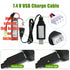 25C 250mAh 7.4V Lithium Battery for Orlandoo Hunter 1:35 RC Truck Jeep Toy with JST Plug & 2S USB Charging Cable