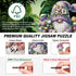 200pcs 10.6'' 9.8'' Gnome Wooden Puzzles for Adults, Wooden Jigsaw Puzzles for Adults, Gnome Flowers Unique Shaped