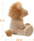 Apricot Lamb Toys Plush Yellow Lion, Soft Cuddly Stuffed Animal Perfect for Child (9 Inches)