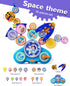 Set 3-8 KOKODI Gear Building Toys for Kids, Electric & Manual Construction for Kids, Engineering Learning Kit for Ages