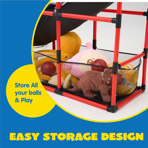 Set, 3 12 Set 4 JOYIN Red Arcade Basketball Game Indoor Basketball Hoop for Kids to Years Old, Easy Up Sports Toy