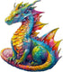 Wooden Jigsaw Puzzles for Adults - Unique Dragon Shape Wood Cut Puzzles, Birthday Gifts for Family Friends