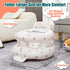 Bavbiiy 3-36 Upgraded Inflatable Baby Seat for Babies Months, Inflatable Baby Chair Sit Me Up Floor Seat for Baby, Back