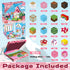 100PCS Magnetic Building Blocks - Unicorn World Magnets Cubes, Montessori Toddler Christmas Birthday Gifts, STEM