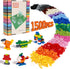 Lekebaby Classic 1500 Pieces Building Bricks Kit Basic Brick Set for Kids