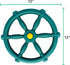 Jungle Gym Kingdom Pirate Ship Wheel for Kids Outdoor Playhouse, Treehouse, or Swingset - Green
