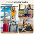 FullWoyi Mommy Diaper Bag Tote, Puffer Diaper Tote Bags Crossbody Hospital Bag Travel Large Bag, with Pacifier Case