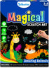 Skillmatics Magical Scratch Art Book for Kids - Animals, DIY Activity & Stickers, Gifts for Toddlers, Ages 3-8