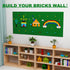 Classic Baseplates, 10" x 10" Green Peel and Stick Base Plates for Building Bricks, 6 Pack, Compatible with Major Brands