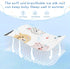 SyXIOP 28" 52" Cartoon Cute Animal Face Cooling Baby Fitted Crib Mattress x Breathable Padded Crib for Kids, Adult