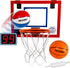 Pop-A-Shot Super Slam Mini Basketball Hoop for Kids and Adults | 2 Basketballs and Pump | Breakaway Rim