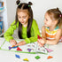 Helsort 2 Sets, (368) Travel Tangram Puzzle - Magnetic Puzzle Book for Road Trips, STEM Jigsaw Game with Tangram