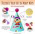 Glittery Garden Party Hats for Kids - Fun Birthday Activity Kit with Stickers, Animal Theme Party Favor