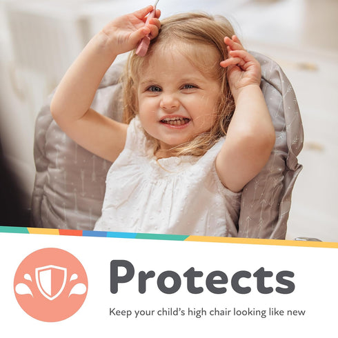 Water-Resistant High Chair Cover for Babies - Nuby Arrow Print