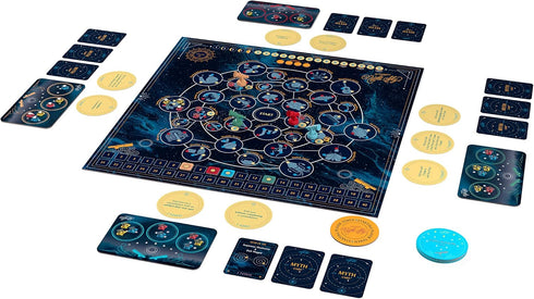 Buffalo Games - Starry Night Sky Game - Competitive Sky Mapping Game with Unique Movement Rules