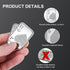 2 Pcs Metal Poker Fidget Slider,Magnetic EDC Fidget Toys,Stress Relief Poker Push Card,Cool Metal Fidget Toy Manually