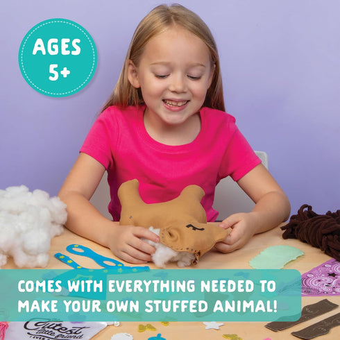 1 5+ Craft- Tastic - Make a Friend Pony - Mini Sewing Kit, Arts and Crafts, Kids Crafts, Art Supplies, Craft Kit Makes