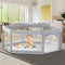 Fshibila 65" 65" Hexagonal Baby Playpen, Baby Playard for Babies and Toddlers,