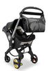 hoodababy Essentials Diaper Bag Compatible with The doona Carseat/Stroller, Black, ml, Faux leather