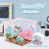Kisoy Dollhouse Miniature with Furniture Kit - DIY 3D Wooden House Kit, Small Apartment Style with LED, Gift