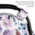 Car Seat Cover Baby, Infant Car Seat Canopy Covers for Newborn Girls Boys, Soft Breathable Mink Carseat Covers Stretchy