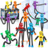 Robot Sensory Pop Tubes Toys 12PCS for Toddlers Boys Age 3-8, Suction