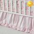 100% Country Brandream Organic Crib Fitted Sheets for Baby Girls, Grandmillennial Fitted Crib Sheet for Standard Crib