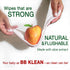 Generic 99.9% 80 (4) B.B. Klean Flushable Baby Wipes | Hypoallergenic | Sensitive Skin | Thick & Absorbent | Durable |
