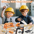 Set 41 Sets, 3 4 5 Kids Tool with Electronic Toy Drill, Realistic Toy Tools with Tool Box for Toddler, Pretend Home