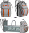 RECALLA Diaper Bag Backpack with Changing Station, Large Diaper Bag, Multifunctional Diaper Bag,