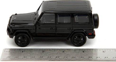 Pink Slips 1:32 W1 Mercedes Benz G Class 4x4 Die-Cast Car, Toys for Kids and Adults in Black
