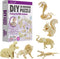Hands Craft DIY 3D Wooden Puzzle Bundle Pack Set, 6 Assorted Wild Animals, Educational STEM Toy for Adults and Kids