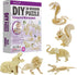 Hands Craft DIY 3D Wooden Puzzle Bundle Pack Set, 6 Assorted Wild Animals, Educational STEM Toy for Adults and Kids