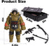 Army Toys Playset with 12 Realistic Army Men Action Figures and Accessories, Military Toy Soldiers for Boys and Girls