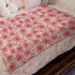 Love Blooms Baby Blankets for Girl Boy Red Heart Blossoms Swaddle Blanket Spring Floral Receiving Blankets Soft Flannel