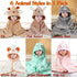 BEFACL 6pack 32x32 Hooded Baby Towels, Premium Ultra Soft Absorbent Coral Fleece Baby Bath Towel for Newborns