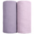 Muslin Swaddle Blanket Baby, Soft Cotton Swaddling Blanket, Neutral 2 Pack, Receiving Blanket, Purple