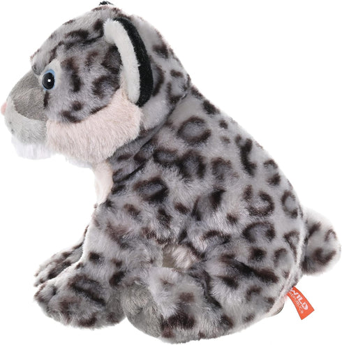 12 inches, Wild Republic Snow Leopard, Cuddlekins, Stuffed Animal, Gift for Kids, Plush Toy, Fill is Spun Recycled