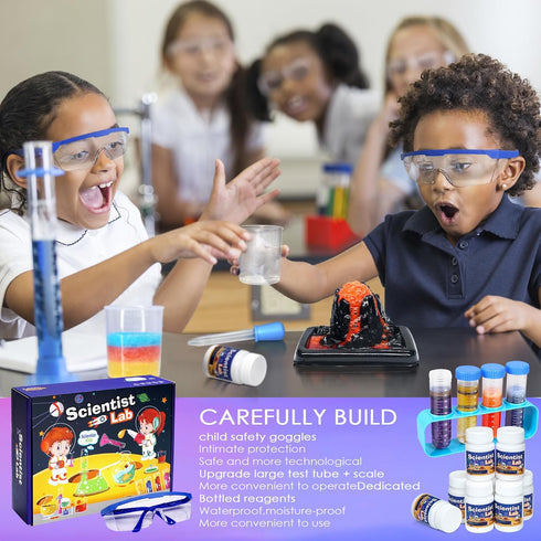 6-8-12, 70 60+ 6-12 Kids Science Kit STEM Toys - Science Kits for Kids Age Science Lab Experiments Educational Games