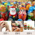 AEVVV Blank Russian Nesting Dolls Set - 5 pcs Unpainted Dolls for DIY Gift & Painting