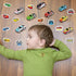 98 PCS Race Cars Party Favor Supplies Kit with Mini Race Cars Toys, Birthday Themed Decoration Set