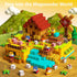 200PCS Set, 3 4 5 6 7 8 9 10 11 12 idoot Magnetic Building Blocks Farm Themed Animal Magnetic Cube STEM Toys