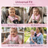 Pro Goleem Car Seat Strap Covers for Babies Girl Soft Car Seat Strap Shoulder Pads for All Car Seats, Stroller